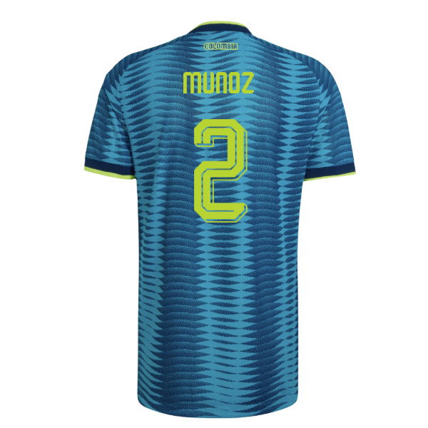 2026-2027 Colombia Authentic Away Shirt (Munoz 2)-SoccerKits Hub | Buy Soccer Jerseys Online